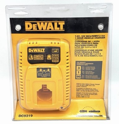 Dewalt DC9319 7.2V~18V Fast Battery Vehicle Charger NiCd/NiMh/Li-Ion Car NEW