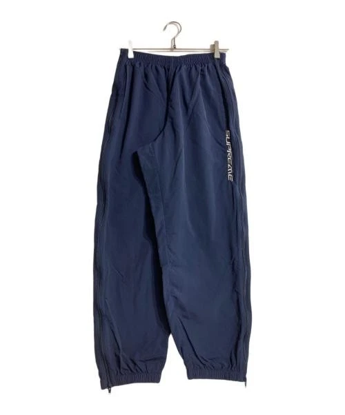Pantalon de survêtement baggy zippé intégral Supreme homme bleu marine foncé style échauffement S