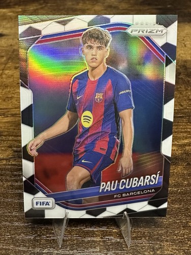 2025-26 Panini Prizm FIFA Pau Cubarsi #246 Barcelona Soccer Ball