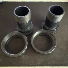 2 Packs HydroTools 8750 Inline Chlorinator Hose Fitting Set