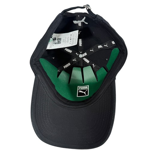 Cappellino regolabile nero originale Puma con logo rosa e bianco nuovo con etichette - Foto 4 di 5