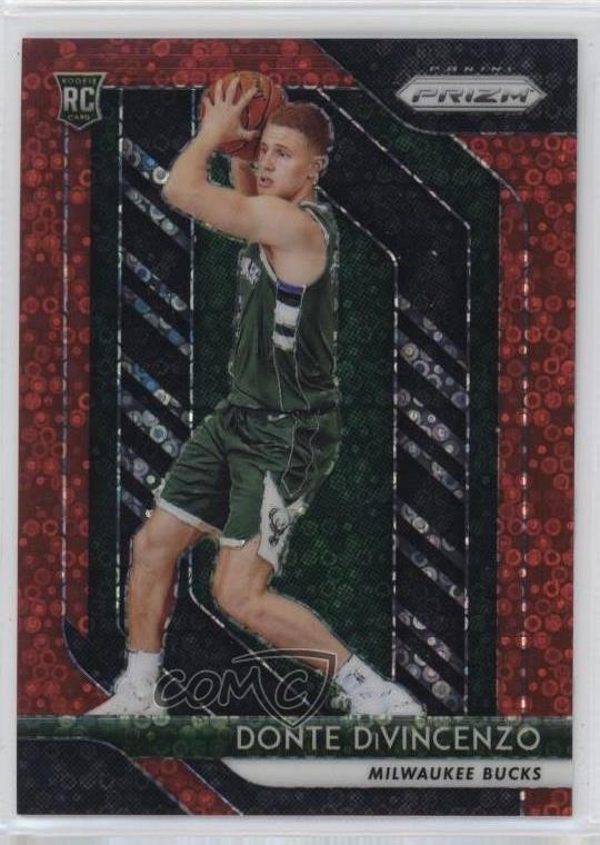 2018-19 Panini Prizm Fast Break Red 50/125 Donte DiVincenzo #246 Rookie RC 0ad