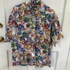 Vintage Parngraff Recycle Beer Cans Hawaiian Shirt XL
