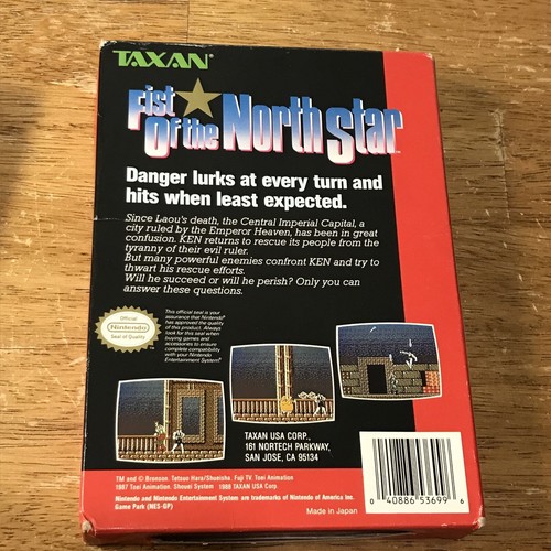 Fist of the North Star - Nintendo NES con scatola testata - Foto 19 di 24