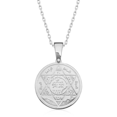  925 Sterling Silber Medaillon Silber Damen Halskette %100 HANDARBEIT - GRATIS DHL EXPRE