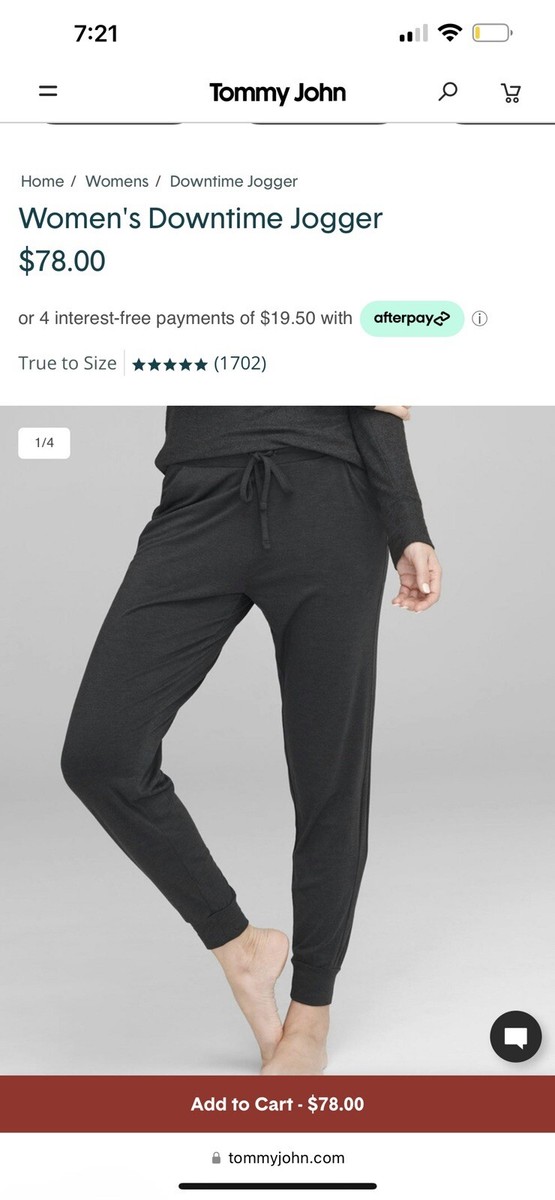 Tommy John jogger Charcoal heather Size XXL excellent Condition