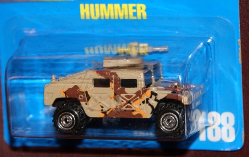 HOT WHEELS HUMMER BLUE CARD #188 1991 - Picture 1 of 4