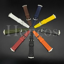 Air Silicone Rubber Watch Band Strap Buckle Fits for Tissot PRX Adapter USA