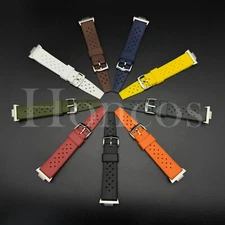 Air Silicone Rubber Watch Band Strap Buckle Fits for Tissot PRX Adapter USA
