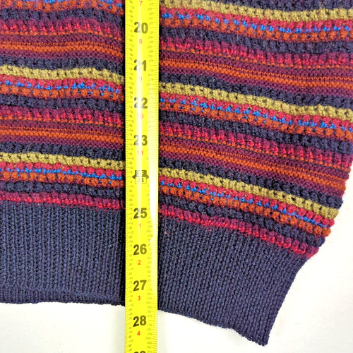 Vintage Pendleton Sweater Men's L Lobo Multi Color Virgin Wool Pullover Crewneck - Picture 6 of 7