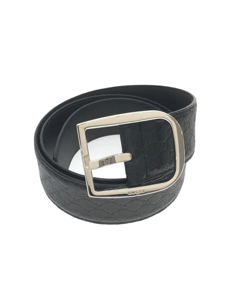 Ceinture GUCCI MICRO GUCCISSIMA CUIR noir HOMME 449716 occasion
