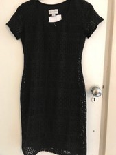 Ronni Nicole O So Slim Lace Cap Sleeve Dress Size 8 New