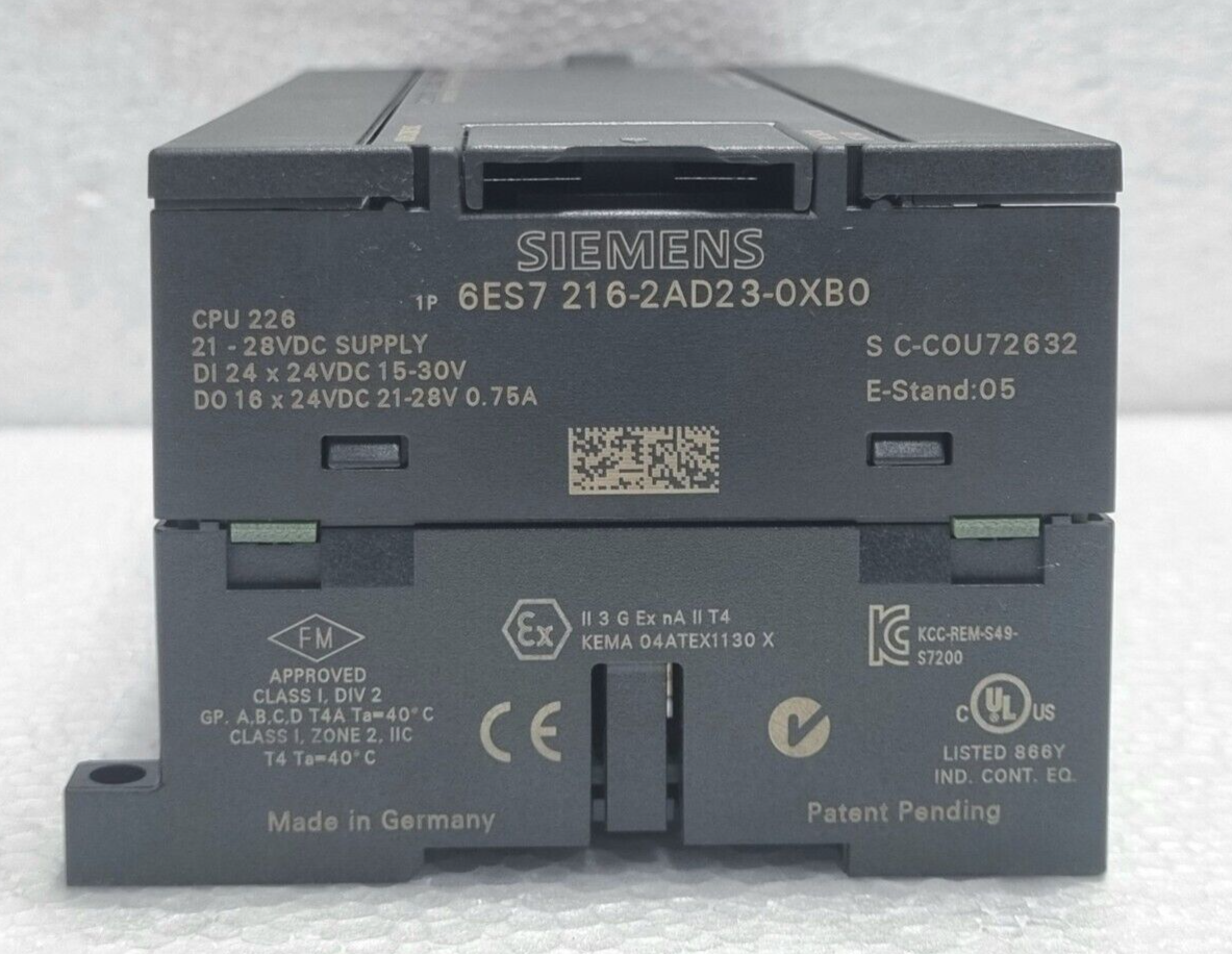 SIEMENS 6ES7216-2AD23-0XB0 CPU MODULE SIMATIC S7-200 CPU 226 | eBay