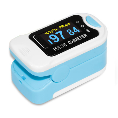 SPO2 PR Finger Tip Blood Oxygen Meter OLED Pulse Monitor Oximeter+Lanyard