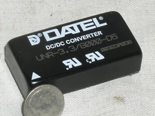 DATEL UNR-3.3/8000-D5 26 WATT 5V VOLT IN 3.3V OUT DC-DC 1/4 BRICK CONVERTER USA