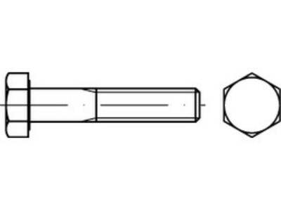 5 x Sechskantschrauben mit Schaft DIN 931 A 4 M 33 x 110 A 4, CAB FASTENING