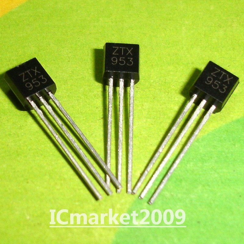 ヒロムネ　TRANSISTOR 9'6 STEPIN STONE 10 PCS ZTX953 TO-92 ZTX 953 PNP Medium Power High Current