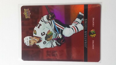 Jonathan Toews 2019-20 Upper Deck Tim Hortons Red Die Cut #DC-9