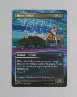 Dune Drifter - BORDERLESS - Aetherdrift DFT - 0323 - MtG Magic