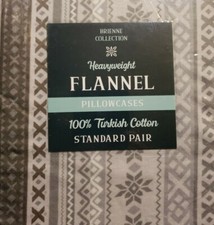 New Heavyweight Flannel Standard Pillowcase Pair, Set Of 2