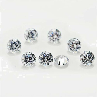 Cubic Zirconia AAA Quality mm Star Cut Round Shape 1000 pcs