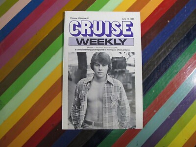 【ず668】VISUAL ENTERTAINMENT MAGAZINEVol.2 vtg Gay Entertainment zine cultural guide - Cruise Weekly vol 3