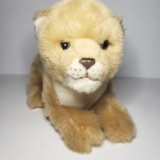 FAO Schwarz Fifth Avenue Toy Plush Cub Lion 14" Stuffed Excellent Condition