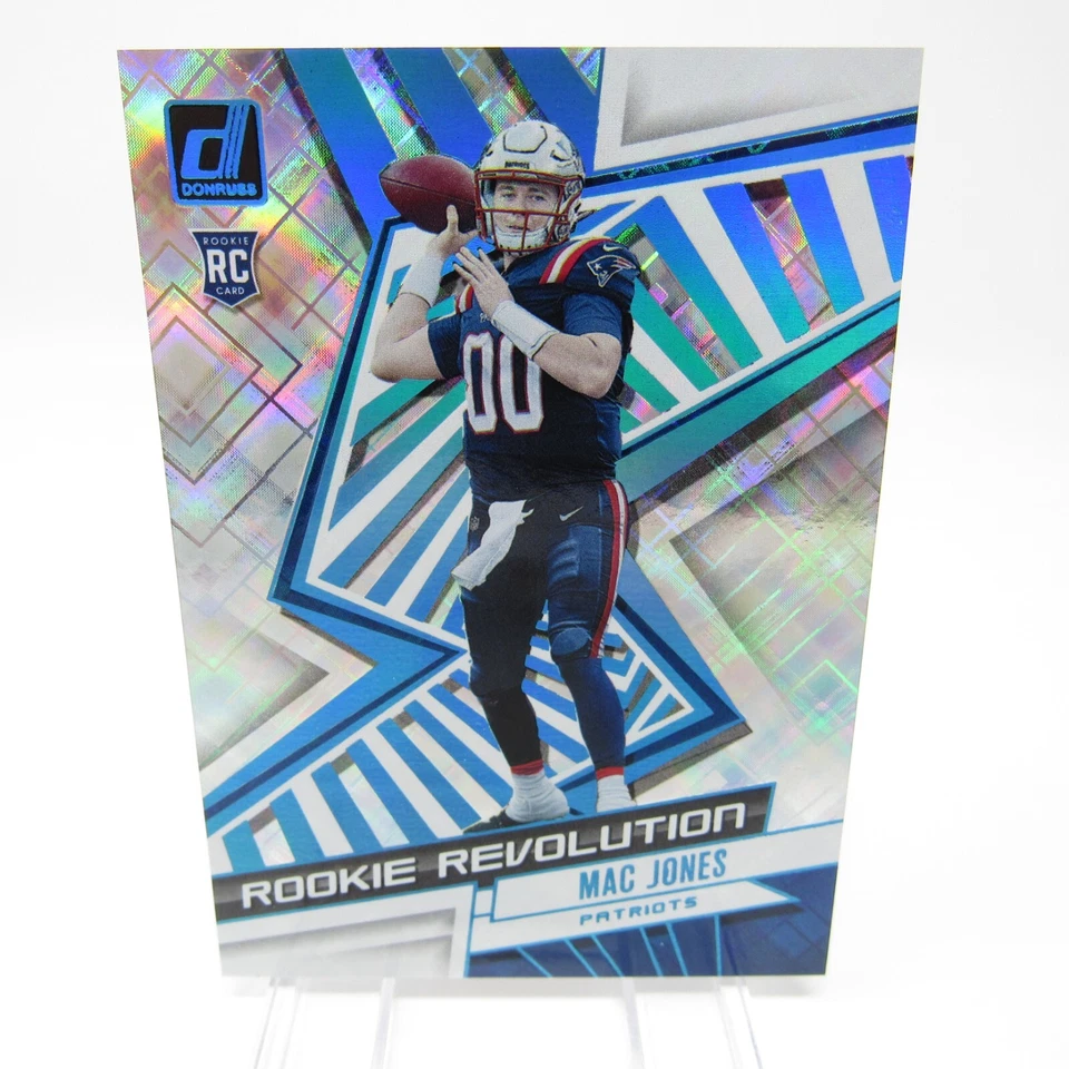 2021 Panini Donruss Mac Jones Rookie Revolution Cosmic RC 05/100 SP REV-MJO - Image 3 of 4