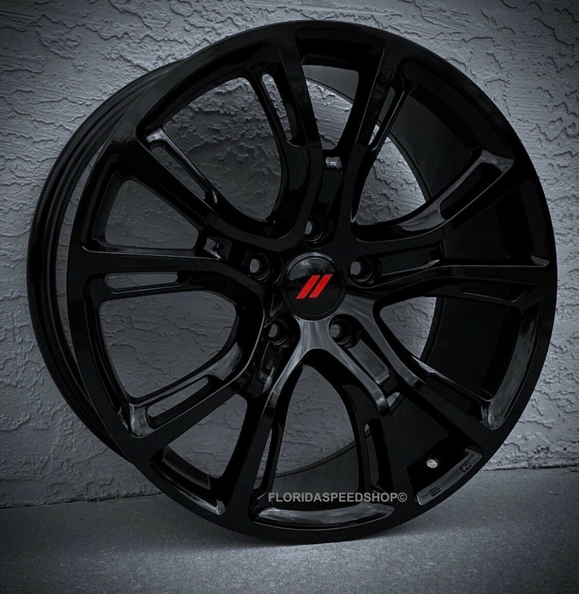 GLOSS BLACK SRT8 SPIDER MONKEY WHEELS 20x9