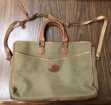 Vintage Large Mens Burberrys Soft Business Briefcase Laptop Messenger Bag Italy