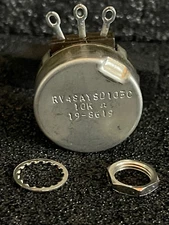 1pc MIL # RV4SAYSD103C 10K OHM 2-WATT Clarostat Linear Taper Potentiometer **NOS