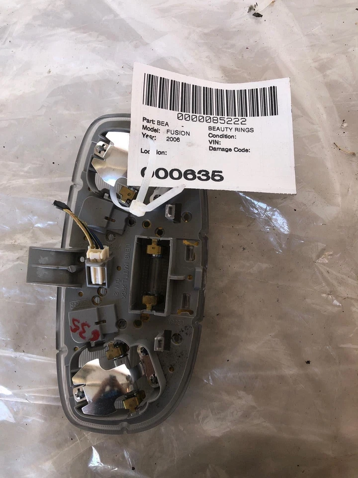 2006 FORD FUSION Front Interior Dome Light Map Lamp Overhead Reading Light OEM - Image 4 of 4