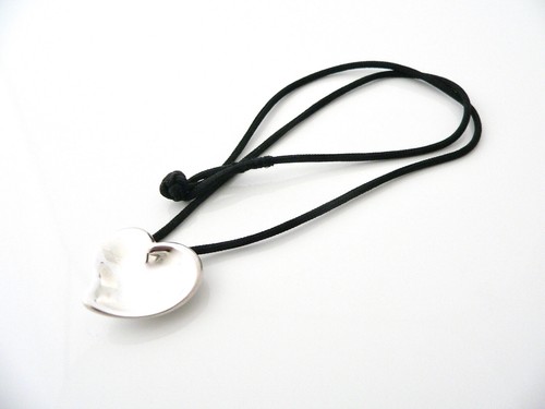 Tiffany \u0026 Co Large Carved Heart Silk 