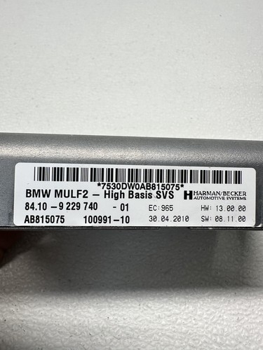 2007 2011 BMW 335I E90 E91 RADIO BLUETOOTH COMMUNICATION CONTROL MODULE 9229740 - Foto 6 di 13