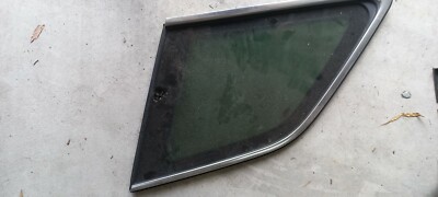 Orig. Audi Q7 4M side window glass tinted with Chrome Rear Right