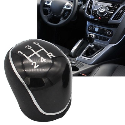 Fit Ford C-Max Focus Mk2 Mk3 Kuga S-Max 5 Speed Car Shift Gear Knob