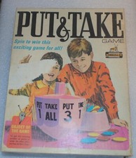 Vintage Schaper Creation Put and Take Game Copyright 1956
