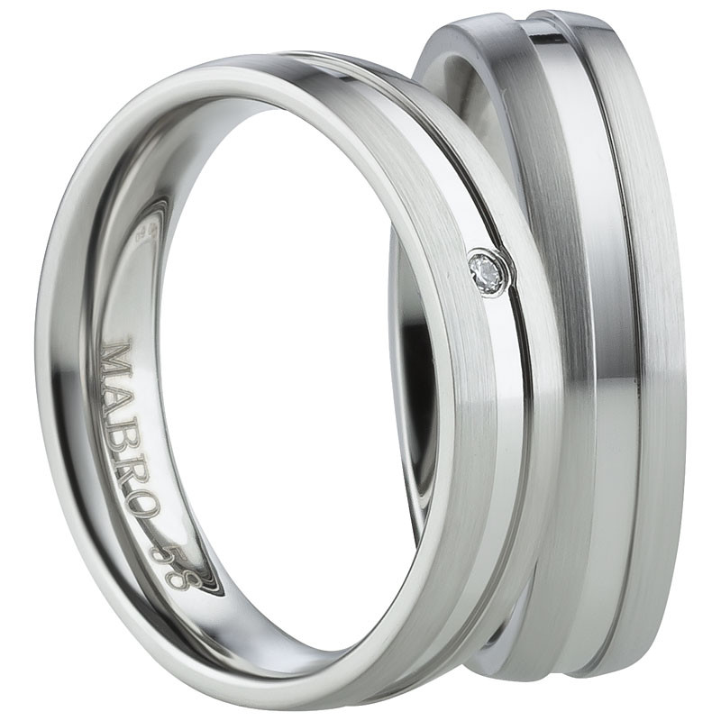 Ring Freundschaftsringe Partnerringe Verlobungsringe Edelstahl Silber mit Gravur