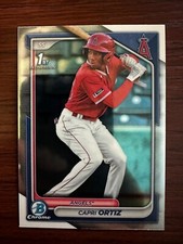 2024 Bowman Chrome Capri Ortiz #BCP-73 Los Angeles Angels