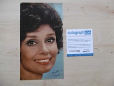 Audrey Hepburn original autograph signed 16x28 cm magazine image ACOA