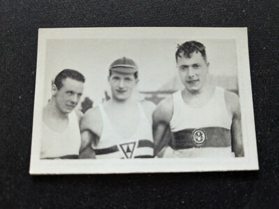 1932 Bulgaria Sport-Photo Card # 191 Leykam   Rein   Becher (EX)