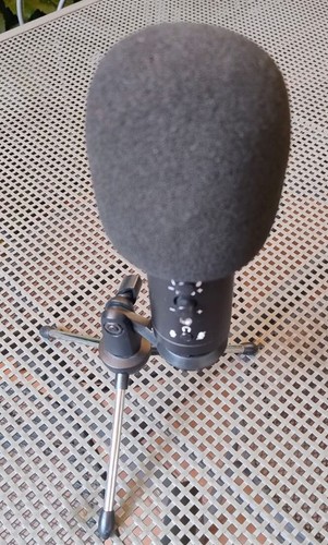 Microfono a condensatore USB AMMOON MK-F400USB, con treppiede metallico - Foto 5 di 7