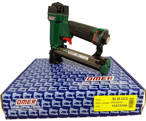 Omer 92.25 OCS 18GA 5/16” Crown Medium Wire Stapler 3/8” to 1” (Outward Staple) - Picture 2 of 6