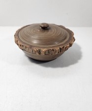 Carved Lidded Wood Trinket Box/bowl Handmade With Timber From Pikes Peak
