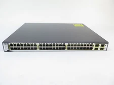 Cisco WS-C3750-48PS-E 48-Port 10/100Mbps Ethernet SFP Network Switch