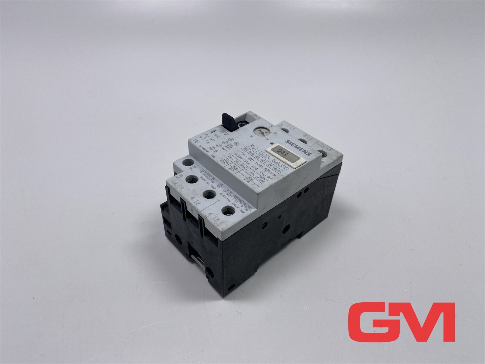 Siemens Power Switch 3VU1300-1MM00 Circuit Breaker 1NO + 1NC 10-16A 690V