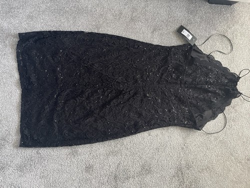 Envy Black Lace Dress Size 14 BNWT - Picture 3 of 3