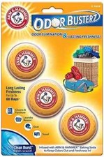 3-Pack Arm Hammer Odor Busterz Balls Eliminates Odors For 60 Days, Orange