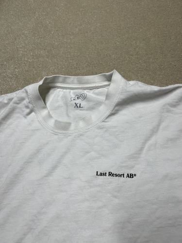 Camiseta de Skateboarding Last Resort AB Blanca XL Estampado Trasero Extra Grande - Imagen 2 de 5