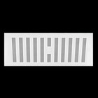 OPEN AND CLOSE ADJUSTABLE AIR VENT Hit & Miss Wall System Cover White 9" x 6"